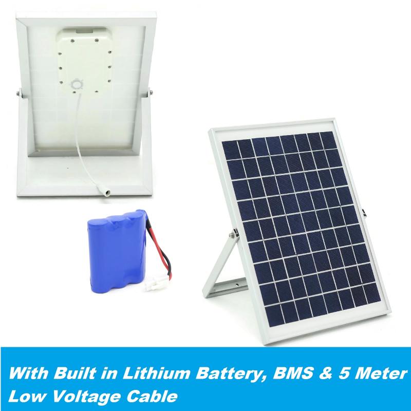 10W Solar Power System With Lithium Battery